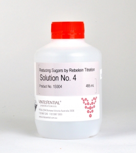 Solution No.4 for Reducing Sugars by Rebelein titration