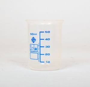 Beaker plastic 50 mL