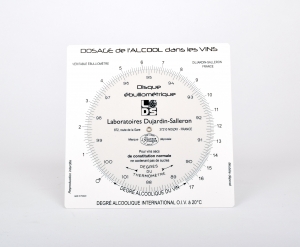 Ebulliometer conversion disc (Dujardin-Salleron)