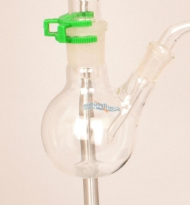Round Flask Flat Base 2 necks 100mL
