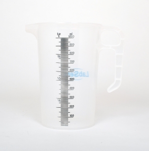 Jug plastic graduated 1L autoclavable