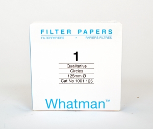 Filter paper Whatman No.1 125mm dia 11um 100 per pack