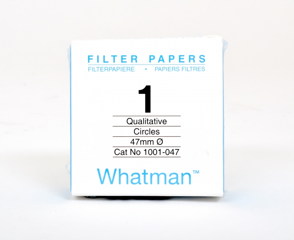 Filter paper Whatman No.1 47mm dia 11um 100 per pack Vintessential Wine Laboratories