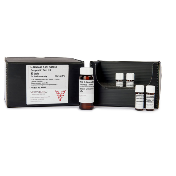 Enzymatic Test Kit 30 tests for measuring D-Glucose and D-Fructose in grape juice and wine for in vitro use only