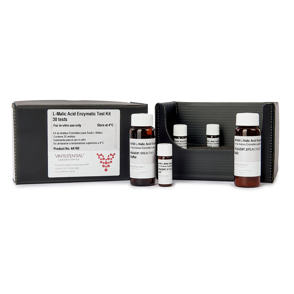 Enzymatic LMalic Acid 30 Tests Vintessential Laboratories
