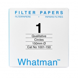 Filter paper Whatman No 1 150mm dia 11um 100 per pack