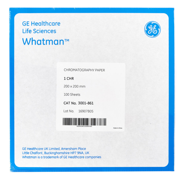 Paper chromatography Whatman 1 CHR 20cm pack 100